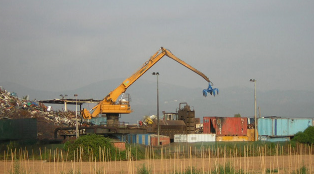 Перегрузка металлолома